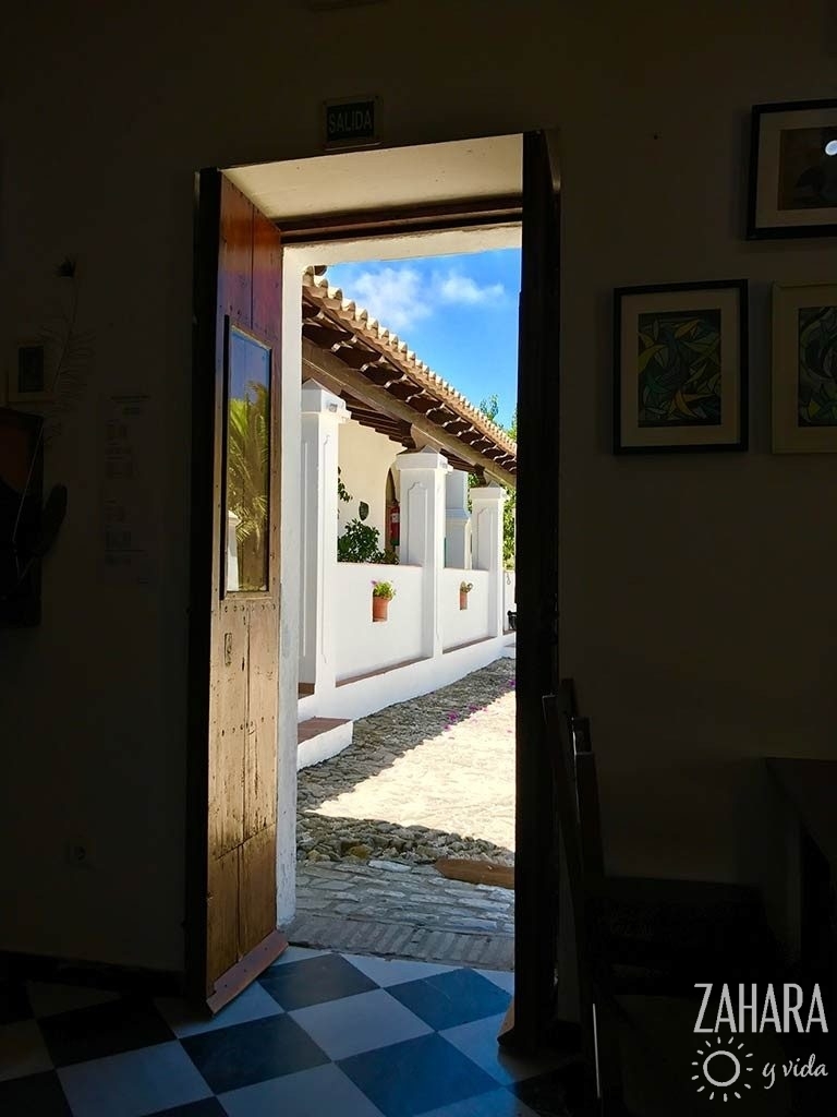 Palomar de la Breña Blick zum Patio